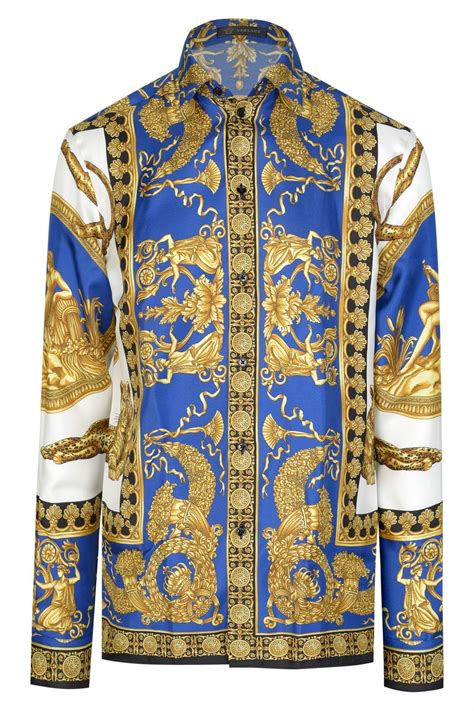 versace women's baroque shirt|Versace baroque pattern.